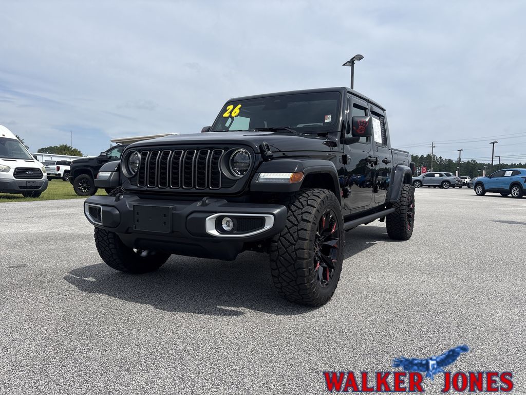 Black Clearcoat 2026 Jeep Gladiator Pickup Truck Four-Wheel Drive 8-Speed Automatic