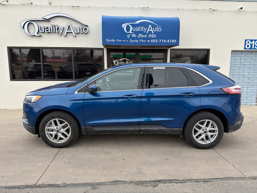 Atlas Blue Metallic 2023 Ford Edge SEL AWD SUV / Crossover All-Wheel Drive 8-Speed Automatic