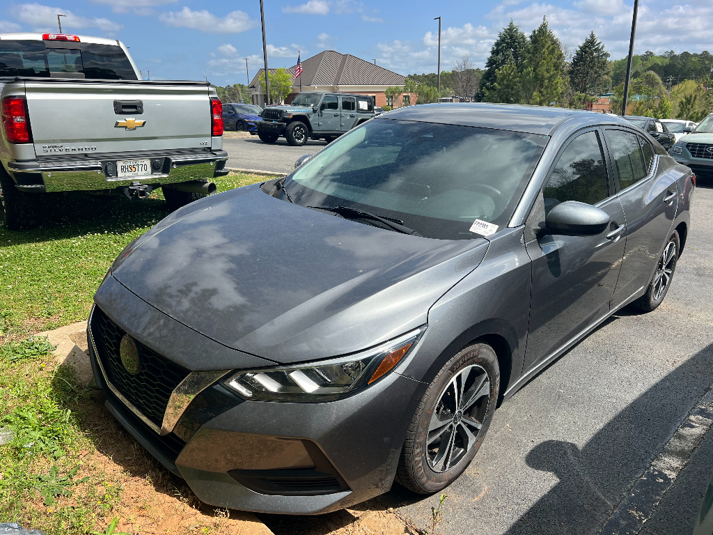 Gray (Gun Metallic) 2022 Nissan Sentra SV FWD Sedan Front-Wheel Drive Continuously Variable Transmission