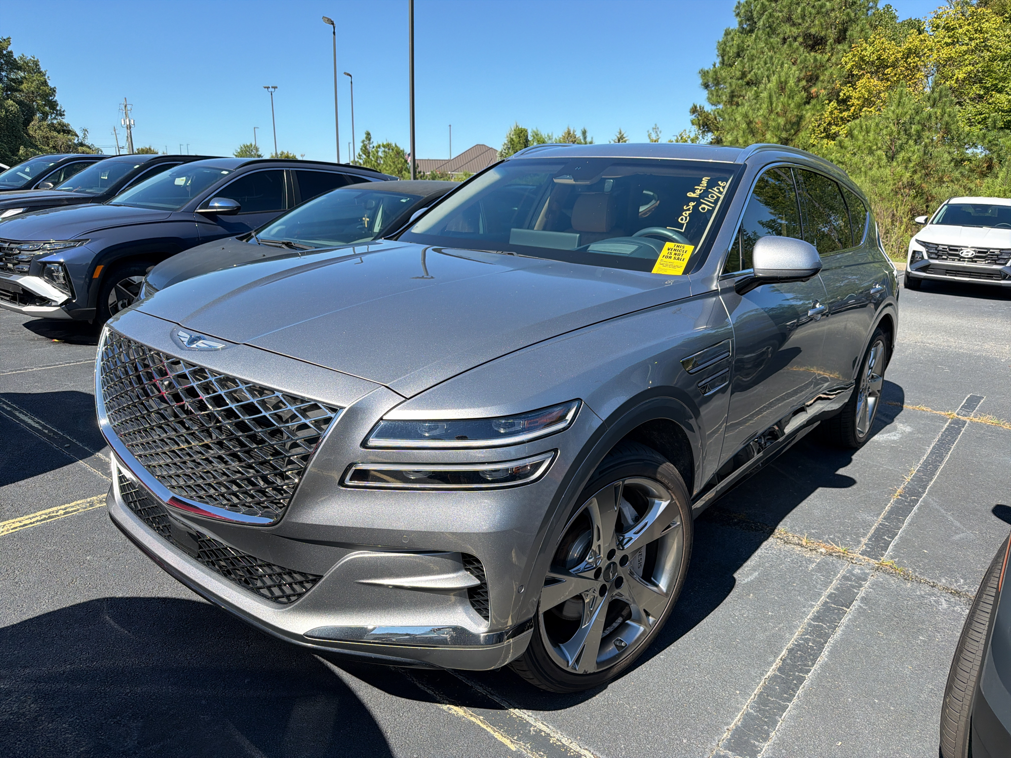 Savile Silver 2024 Genesis GV80 SUV / Crossover All-Wheel Drive 8-Speed Automatic