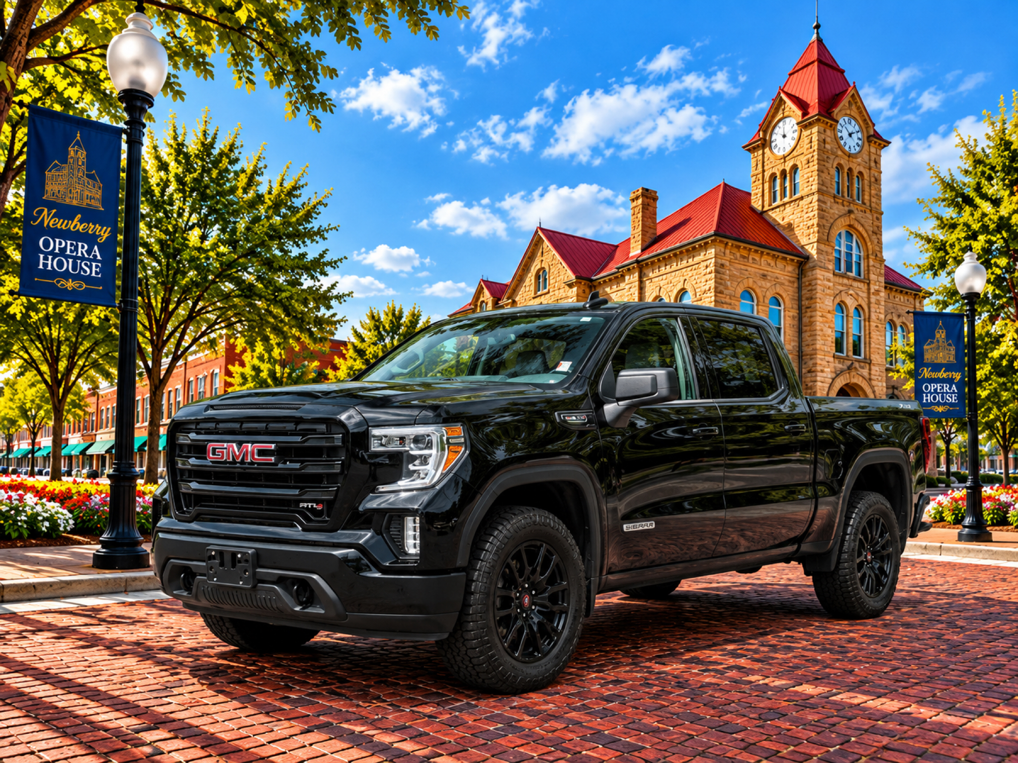 Black 2020 GMC Sierra 1500 Pickup Truck Four-Wheel Drive Automatic