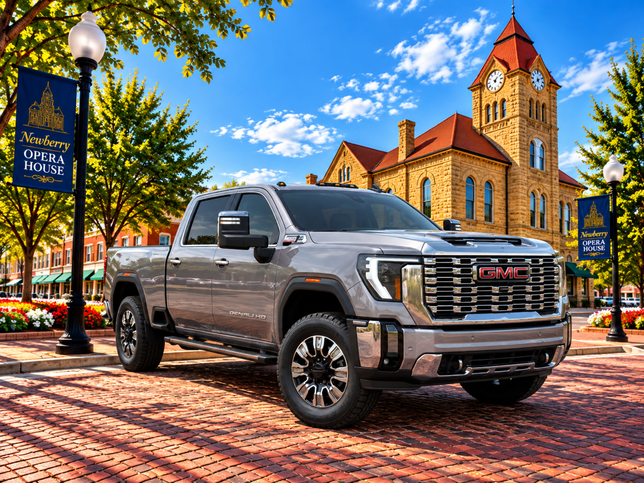 Silver 2026 GMC Sierra 2500HD Pickup Truck Four-Wheel Drive Automatic