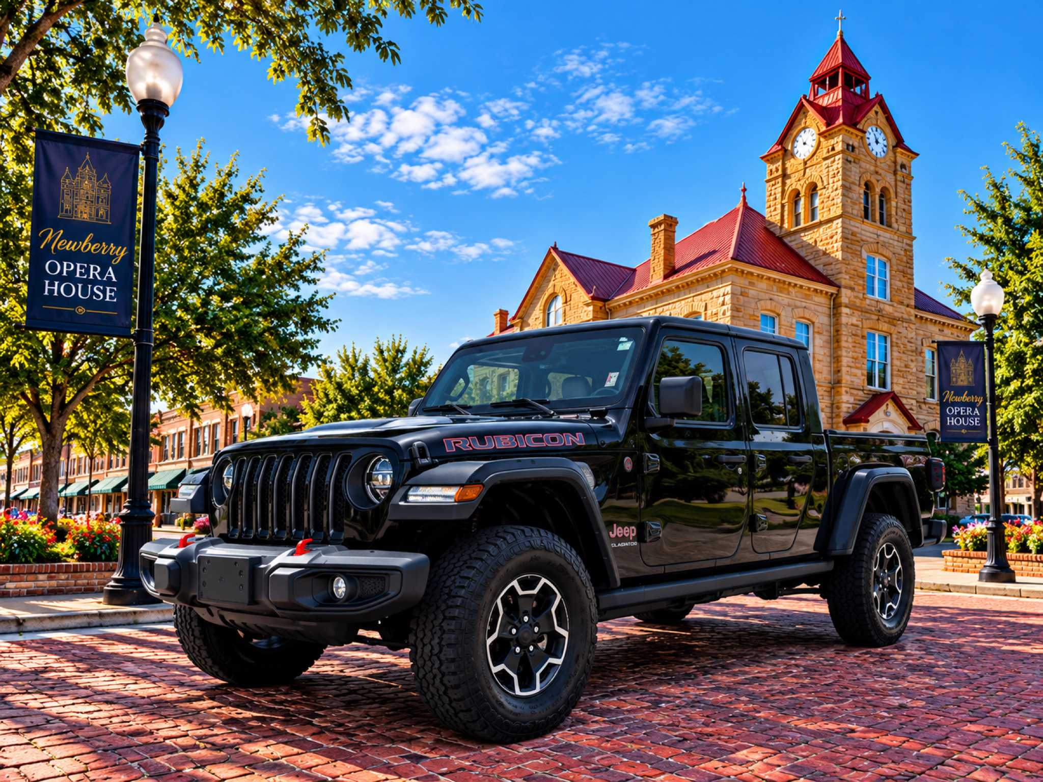 Black Clearcoat 2022 Jeep Gladiator Pickup Truck Four-Wheel Drive 8-Speed Automatic