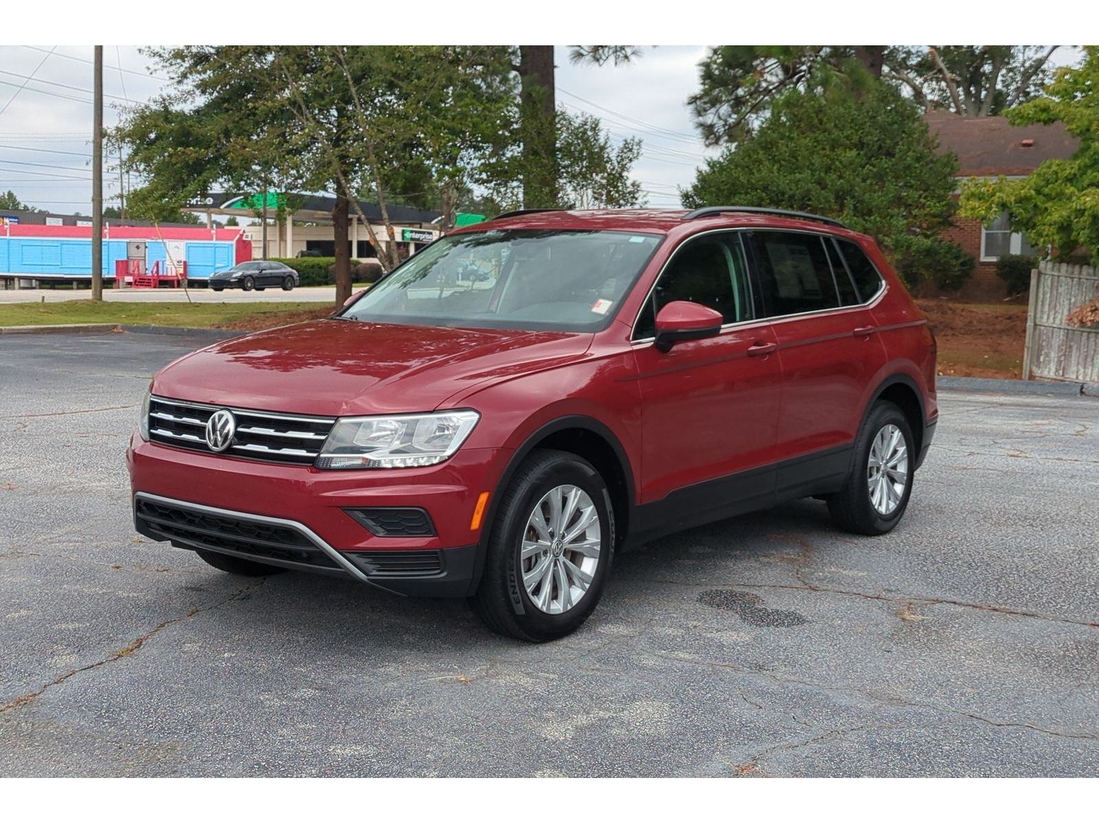 Cardinal Red Metallic 2019 Volkswagen Tiguan SUV / Crossover All-Wheel Drive 8-Speed Automatic