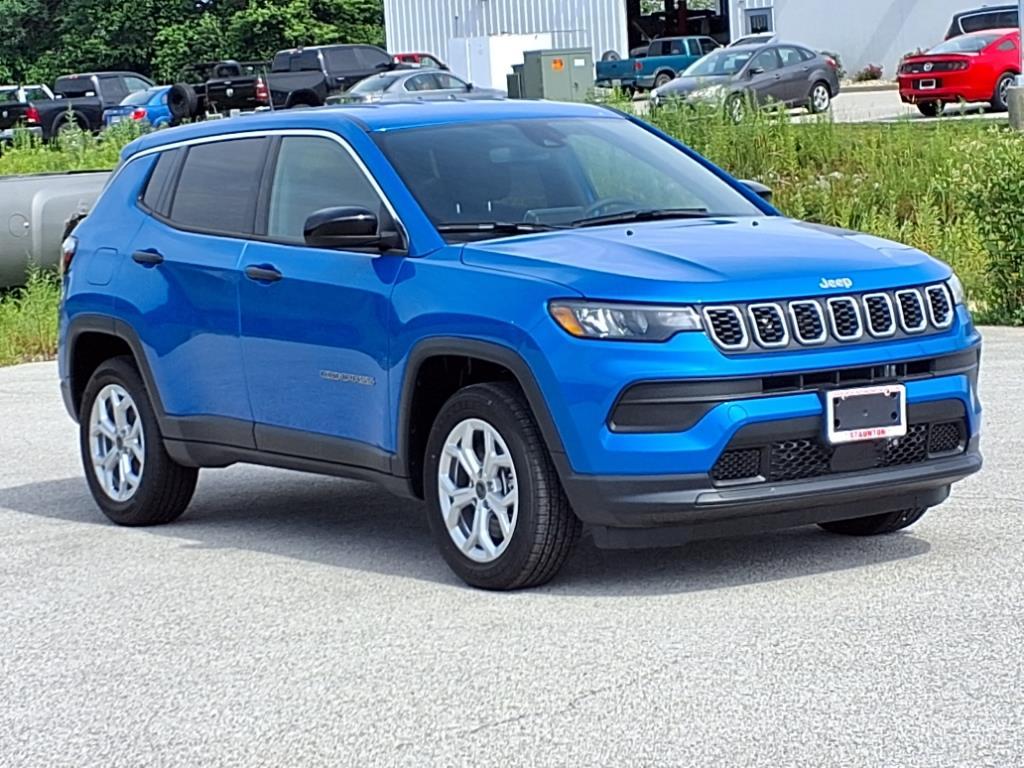 Hydro Blue Pearlcoat 2025 Jeep Compass Sport 4WD SUV / Crossover Four-Wheel Drive 8-Speed Automatic