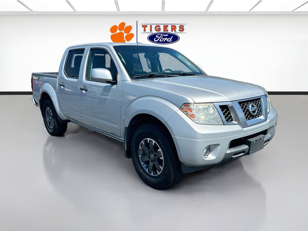 Brilliant Silver 2018 Nissan Frontier Pickup Truck Four-Wheel Drive 5-Speed Automatic