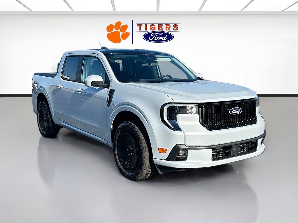 Space White Metallic 2026 Ford Maverick Lobo SuperCrew AWD Pickup Truck All-Wheel Drive 7-Speed Automatic
