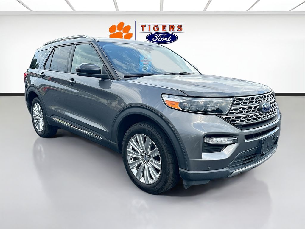 Carbonized Gray Metallic 2021 Ford Explorer Hybrid Limited AWD SUV / Crossover All-Wheel Drive Automatic