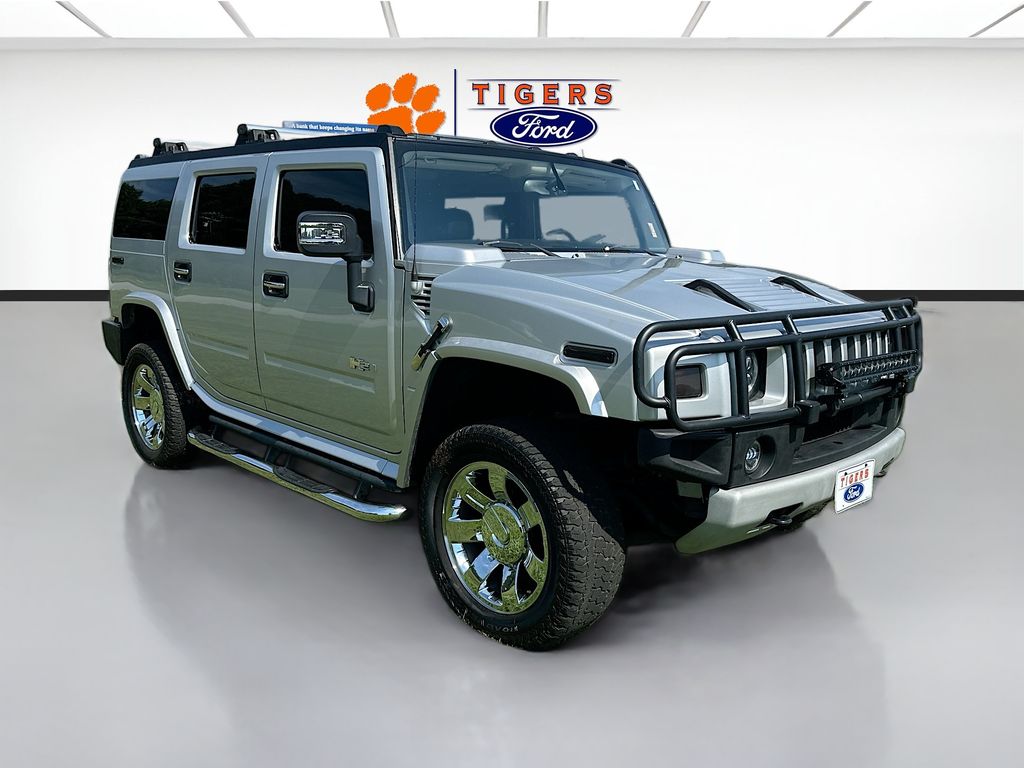 Silver Ice Metallic 2009 Hummer H2 SUV / Crossover Four-Wheel Drive 6-Speed Automatic