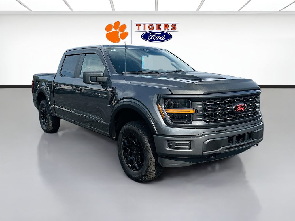 Carbonized Gray Metallic 2025 Ford F-150 Pickup Truck Four-Wheel Drive Automatic