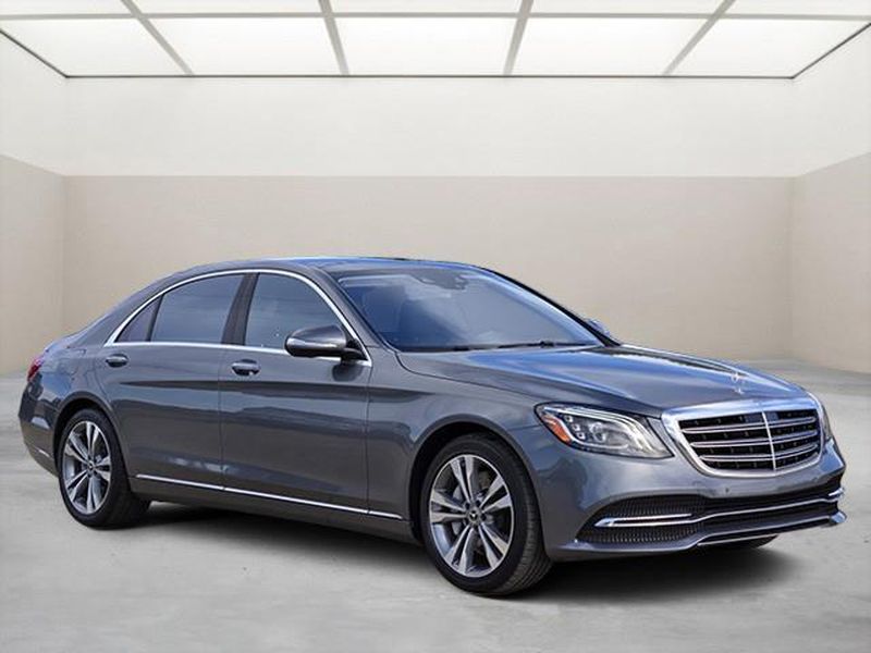 Gray (Selenite Grey Metallic) 2018 Mercedes-Benz S-Class S 450 RWD Sedan Rear-Wheel Drive 9-Speed Automatic