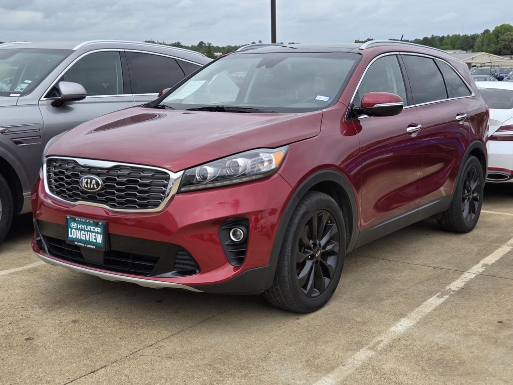 Passion Red 2020 Kia Sorento EX V6 FWD SUV / Crossover Front-Wheel Drive 8-Speed Automatic