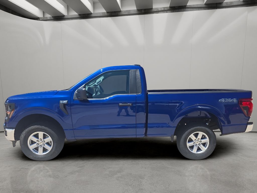 Blue 2026 Ford F-150 XL Regular Cab 4WD Pickup Truck Four-Wheel Drive Automatic
