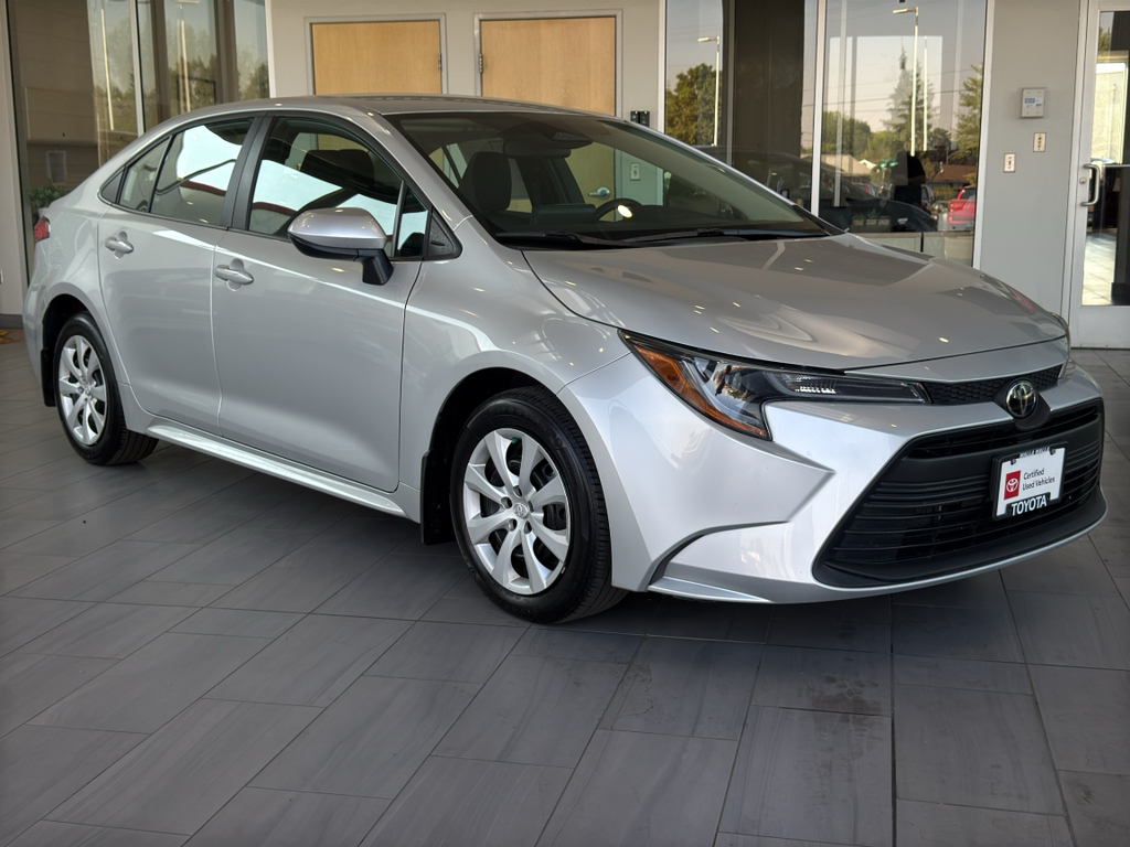 Classic Silver Metallic 2024 Toyota Corolla Sedan Front-Wheel Drive Continuously Variable Transmission
