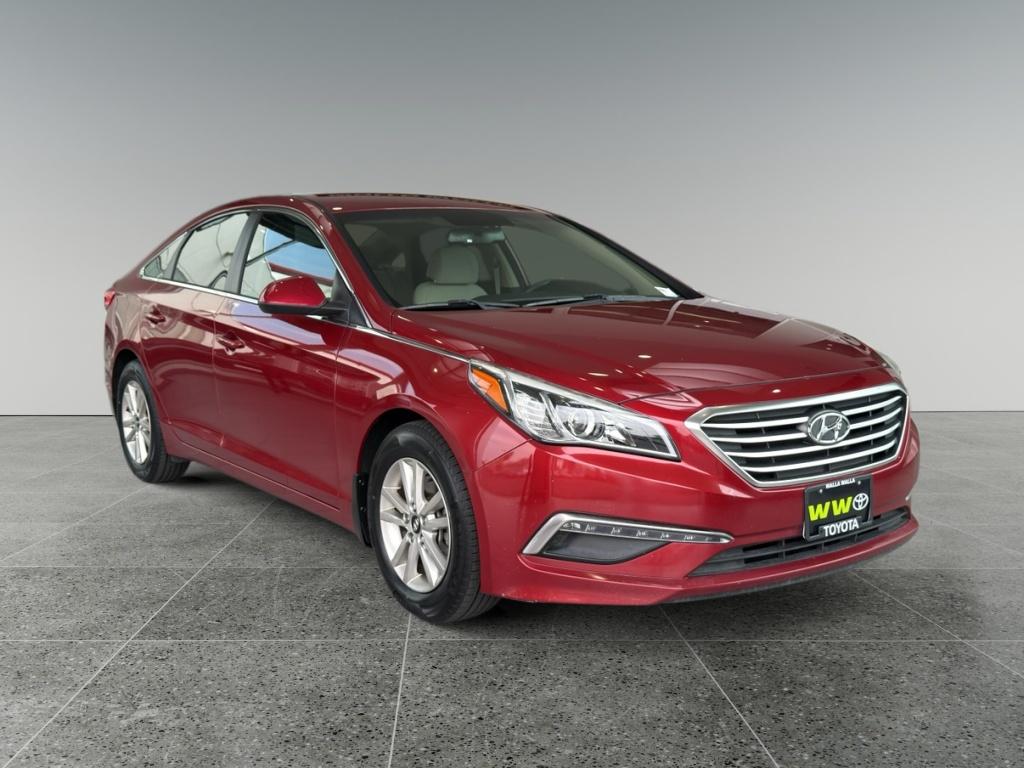 Venetian Red 2015 Hyundai Sonata Sedan Front-Wheel Drive 6-Speed Automatic