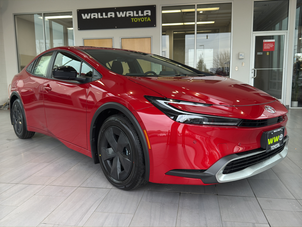 Supersonic Red 2026 Toyota Prius Plug-In Hybrid Hatchback Front-Wheel Drive Continuously Variable Transmission