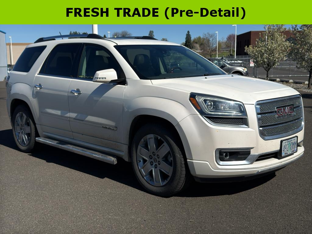 White Diamond Tricoat 2015 GMC Acadia Denali AWD SUV / Crossover All-Wheel Drive 6-Speed Automatic