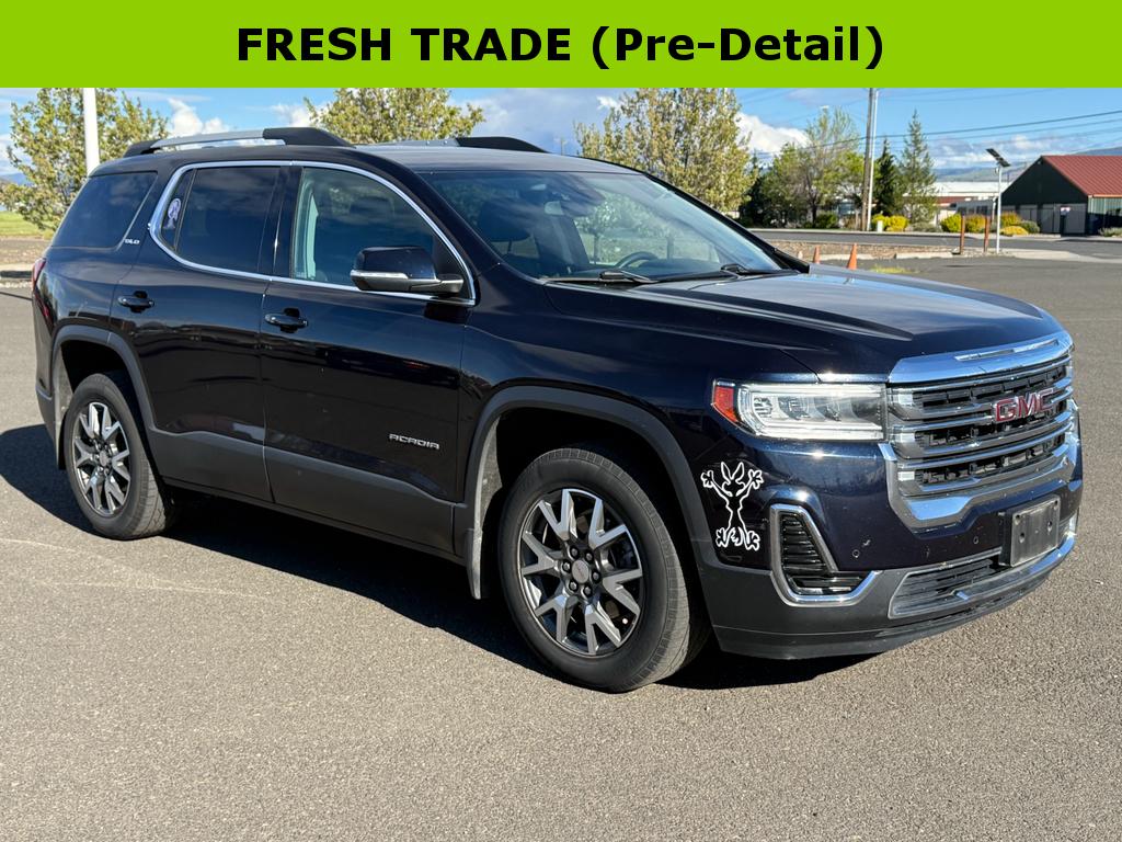 Midnight Blue Metallic 2021 GMC Acadia SUV / Crossover Four-Wheel Drive 9-Speed Automatic