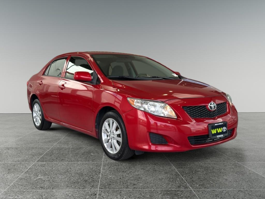 Barcelona Red Metallic 2009 Toyota Corolla Sedan Front-Wheel Drive 4-Speed Automatic