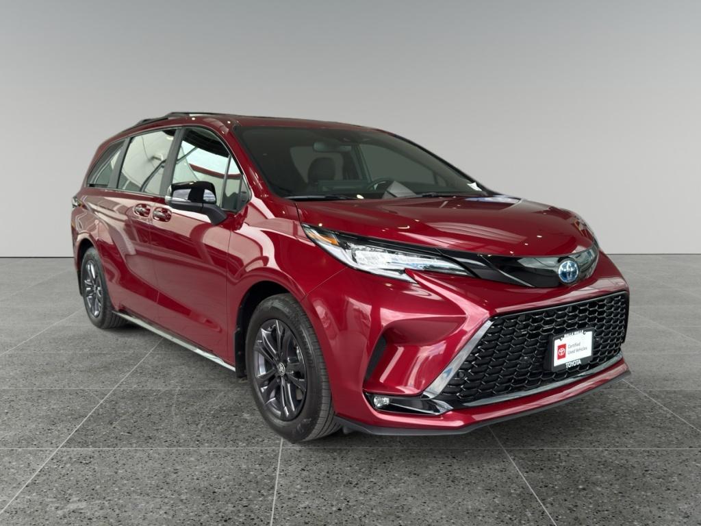 Red (Ruby Flare Pearl) 2025 Toyota Sienna Minivan All-Wheel Drive Continuously Variable Transmission