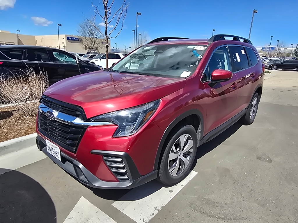 Crimson Red Pearl 2025 Subaru Ascent Premium 7-Passenger AWD SUV / Crossover All-Wheel Drive 8-Speed CVT