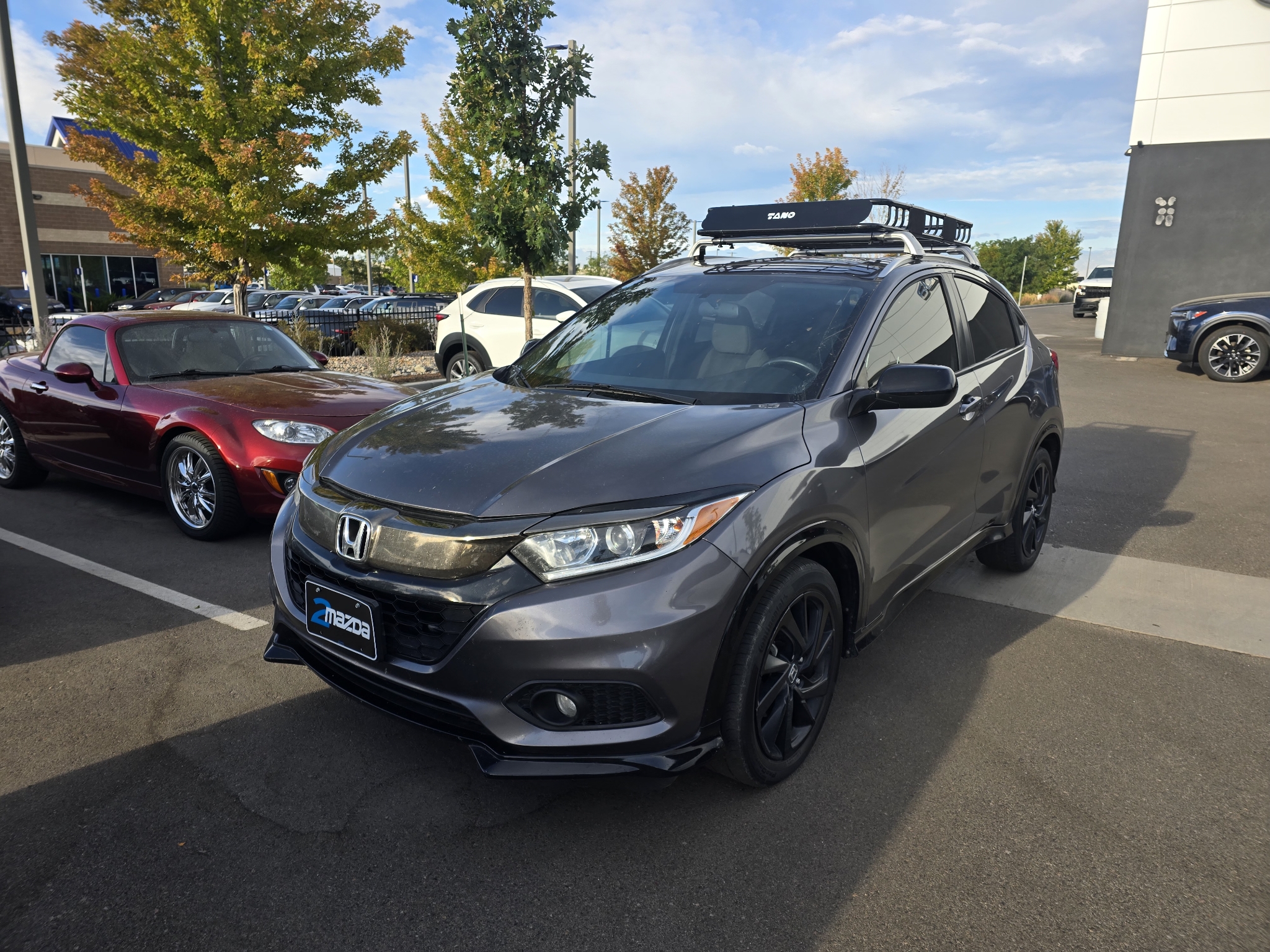 Gray (Modern Steel Metallic) 2022 Honda HR-V SUV / Crossover All-Wheel Drive Continuously Variable Transmission