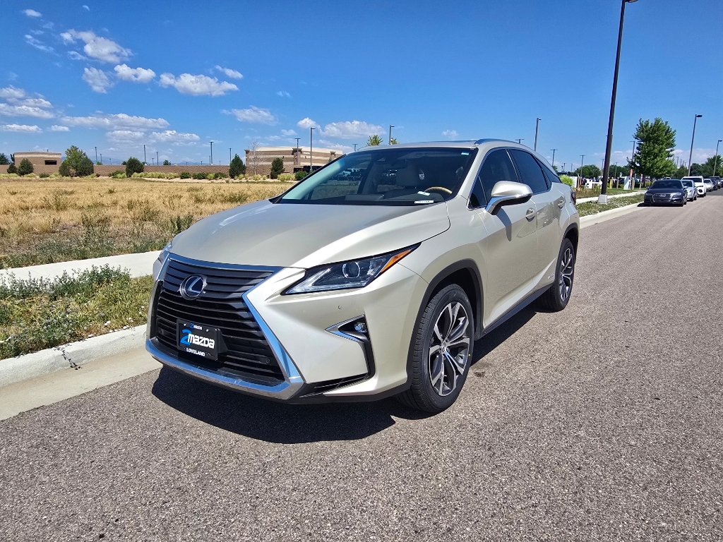 Satin Cashmere Metallic 2017 Lexus RX Hybrid SUV / Crossover All-Wheel Drive Continuously Variable Transmission