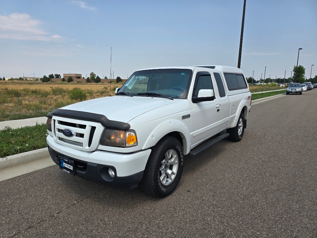 Oxford White 2010 Ford Ranger Pickup Truck Four-Wheel Drive 5-Speed Manual