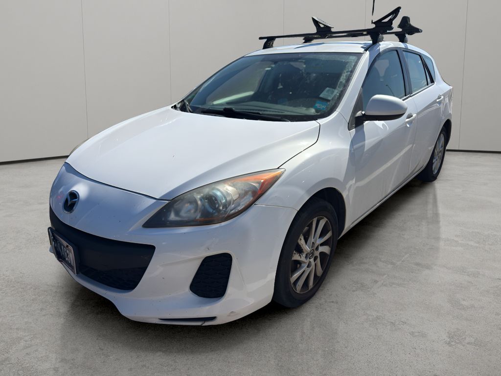 Crystal White Pearl Mica 2013 Mazda MAZDA3 i Touring Hatchback Hatchback Front-Wheel Drive 6-Speed Automatic