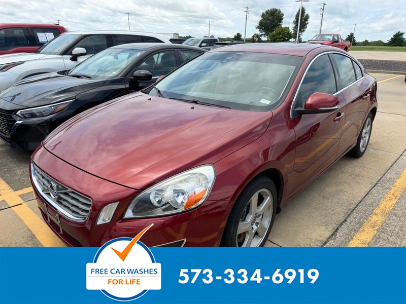 Flamenco Red Metallic 2013 Volvo S60 Sedan Front-Wheel Drive 6-Speed Automatic