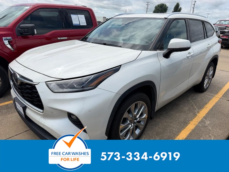 White (Blizzard Pearl) 2021 Toyota Highlander SUV / Crossover All-Wheel Drive 8-Speed Automatic