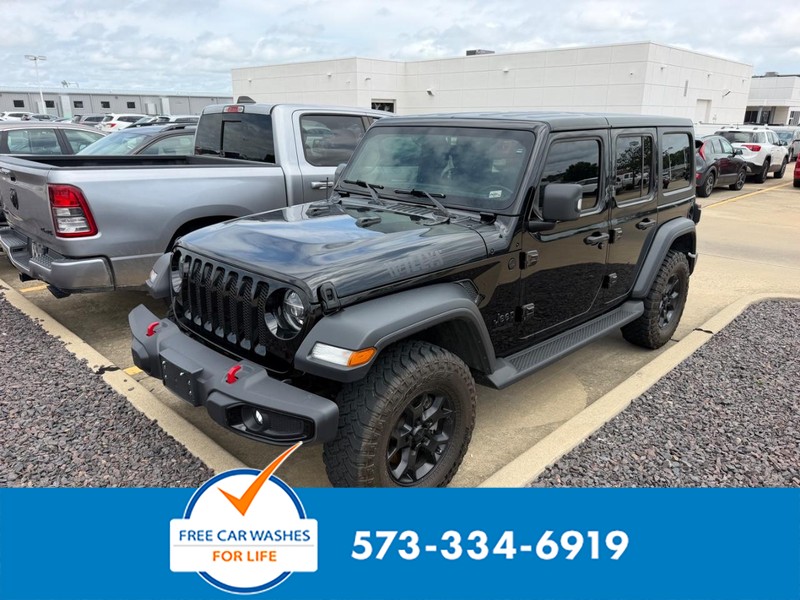 Black Clearcoat 2020 Jeep Wrangler SUV / Crossover Four-Wheel Drive 8-Speed Automatic