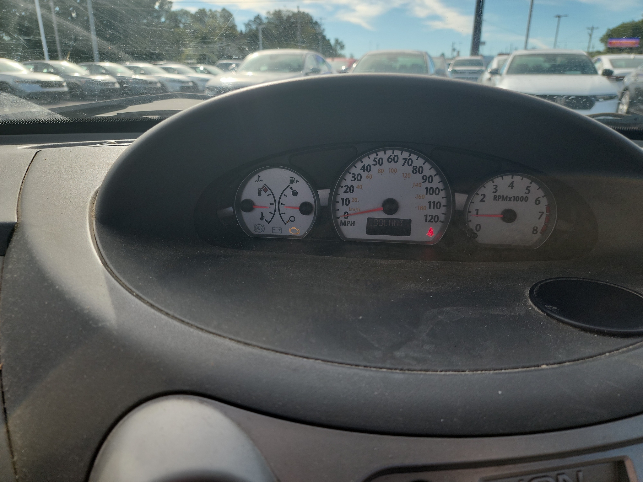POLAR WHITE 2004 Saturn ION Sedan Front-Wheel Drive 5-Speed Automatic