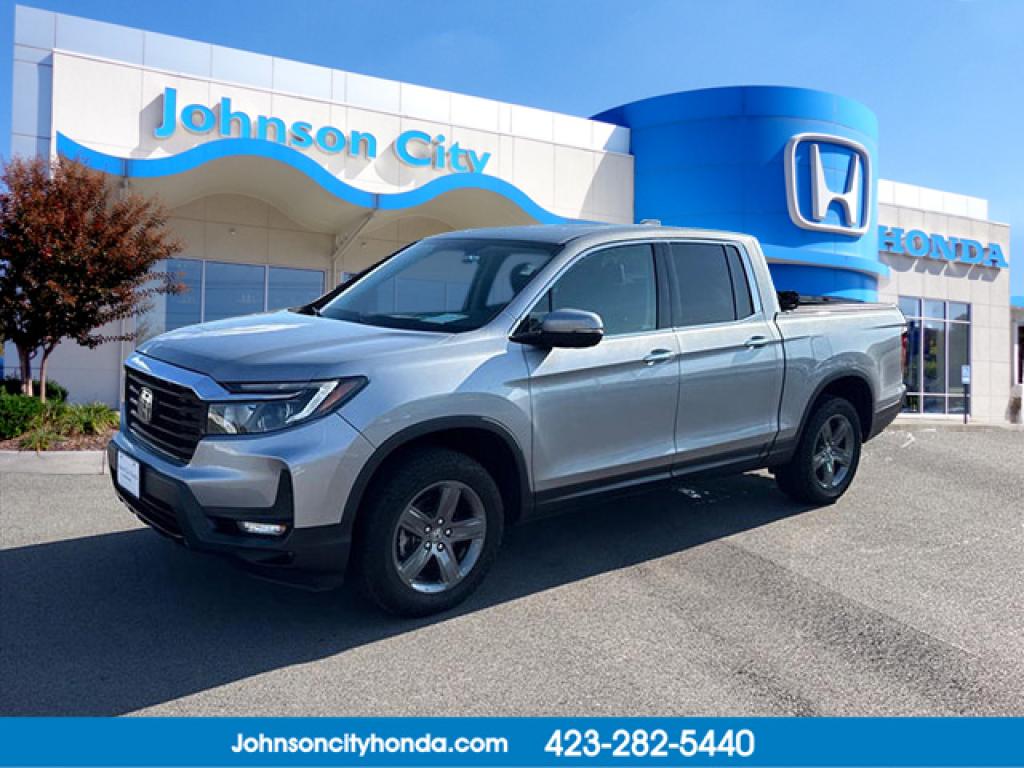 Lunar Silver Metallic 2023 Honda Ridgeline Pickup Truck All-Wheel Drive 9-Speed Automatic