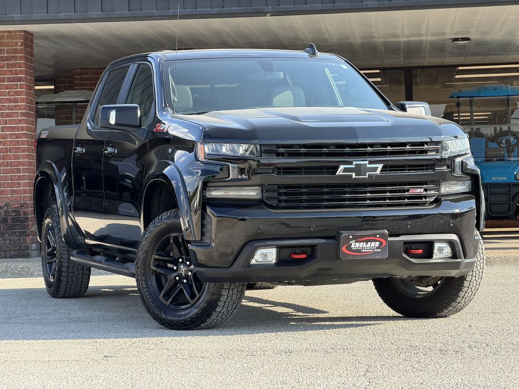 Black 2020 Chevrolet Silverado 1500 Pickup Truck Four-Wheel Drive Automatic
