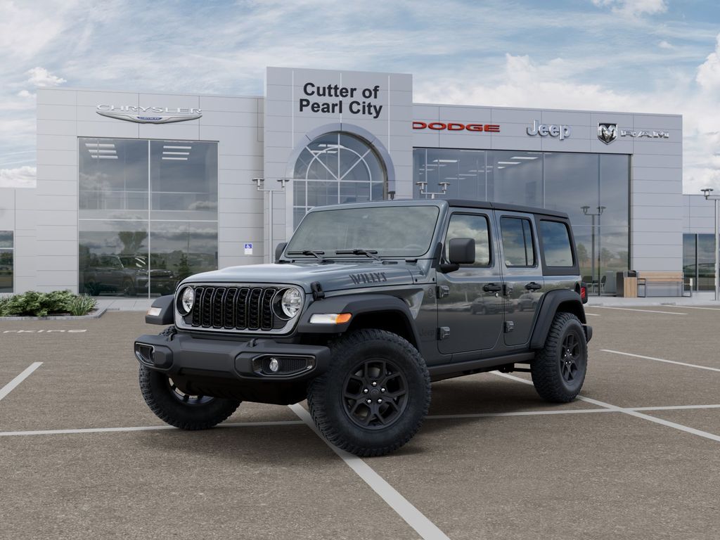 Anvil Clearcoat 2026 Jeep Wrangler Willys 4-Door 4WD SUV / Crossover Four-Wheel Drive Automatic