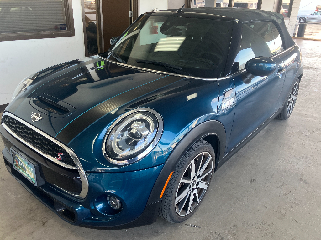 Deep Laguna Metallic 2021 MINI Cooper S Convertible FWD Convertible Front-Wheel Drive