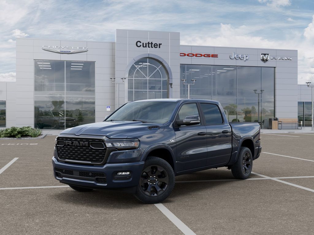 Forged Blue Metallic 2026 RAM 1500 Big Horn Crew Cab RWD Pickup Truck 4X2 Automatic