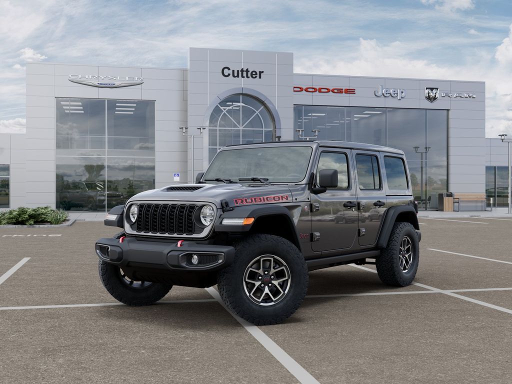 Gray (Granite Crystal Metallic Clearcoat) 2026 Jeep Wrangler Rubicon 4-Door 4WD SUV / Crossover Four-Wheel Drive Automatic