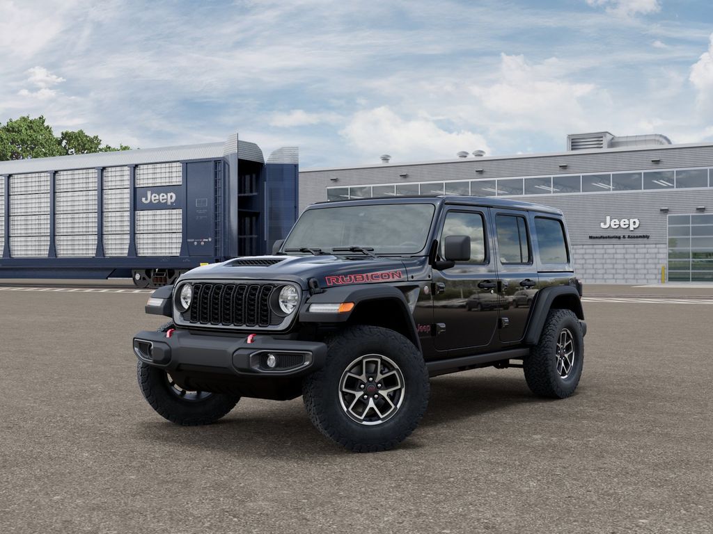 Black Clearcoat 2026 Jeep Wrangler SUV / Crossover Four-Wheel Drive Automatic