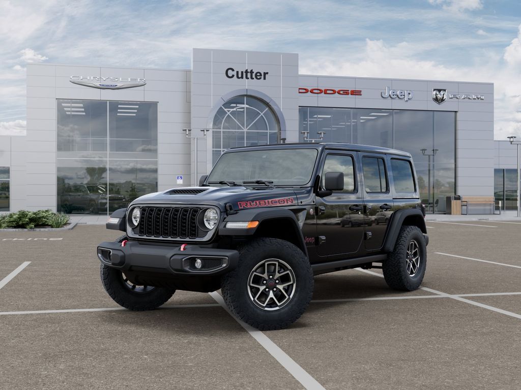 Black Clearcoat 2026 Jeep Wrangler Rubicon 4-Door 4WD SUV / Crossover Four-Wheel Drive Automatic