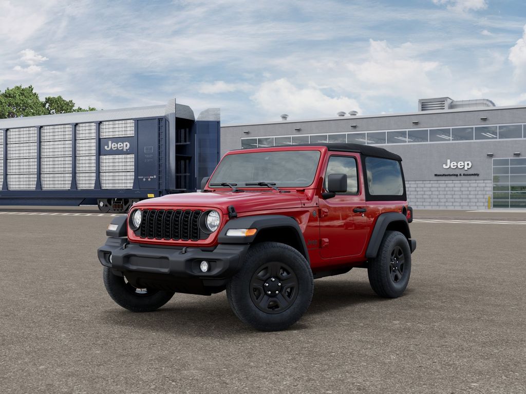 Firecracker Red Clearcoat 2026 Jeep Wrangler SUV / Crossover Four-Wheel Drive Automatic