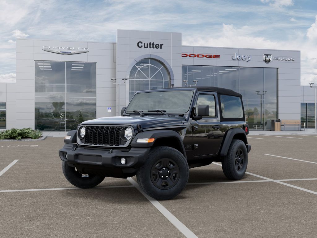 Black Clearcoat 2026 Jeep Wrangler Sport 2-Door 4WD SUV / Crossover Four-Wheel Drive Automatic