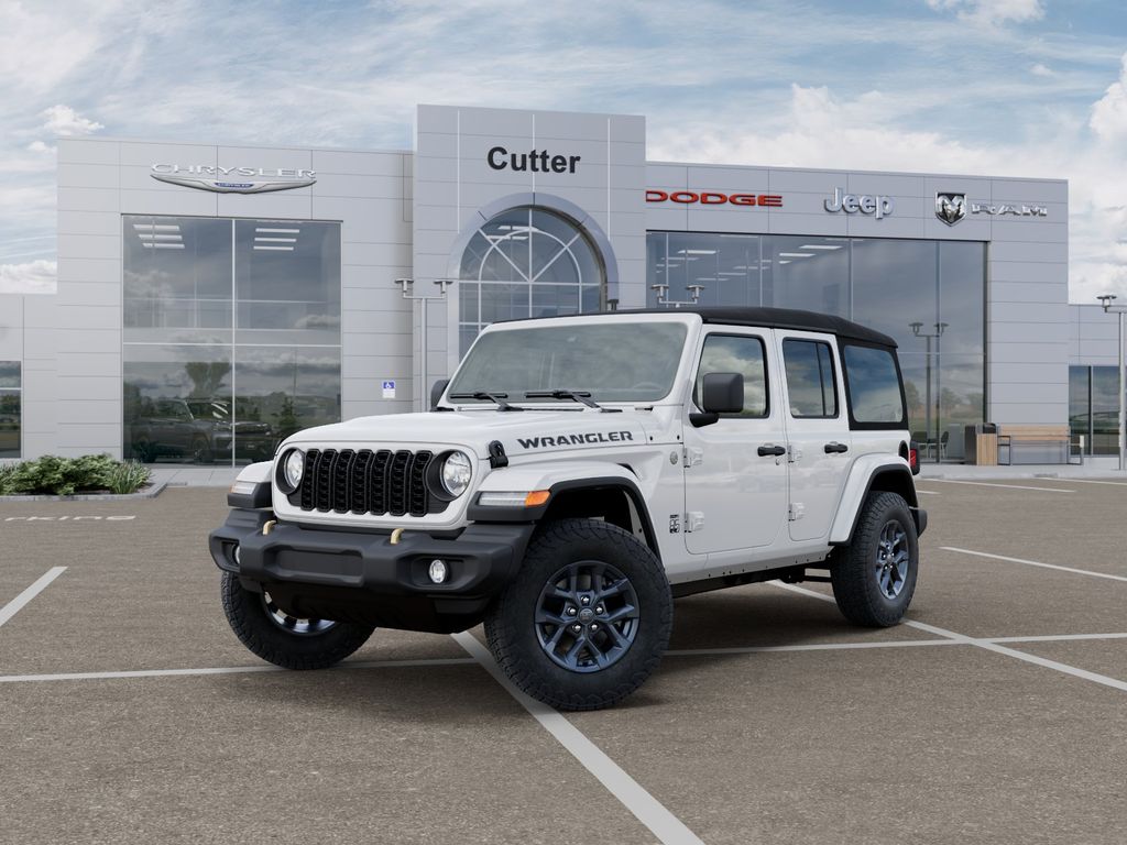 Bright White Clearcoat 2026 Jeep Wrangler 85th Anniversary Edition 4-Door 4WD SUV / Crossover Four-Wheel Drive Automatic
