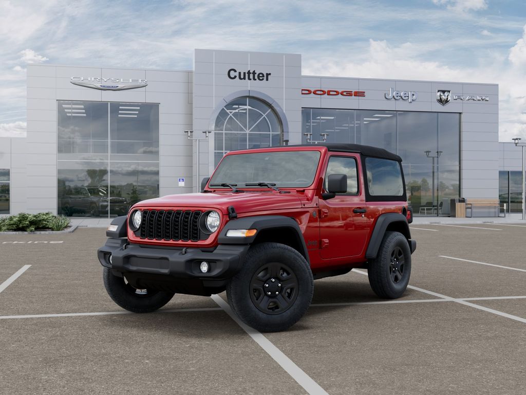 Firecracker Red Clearcoat 2026 Jeep Wrangler Sport 2-Door 4WD SUV / Crossover Four-Wheel Drive Automatic