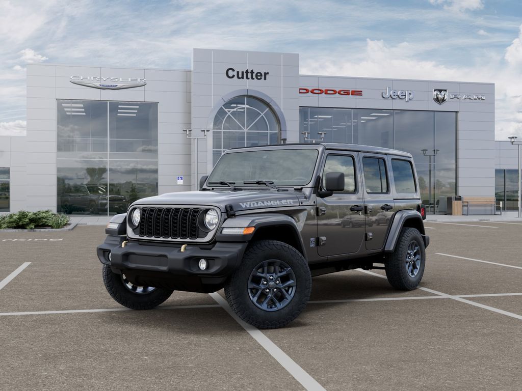 Gray (Granite Crystal Metallic Clearcoat) 2026 Jeep Wrangler 85th Anniversary Edition 4-Door 4WD SUV / Crossover Four-Wheel Drive Automatic