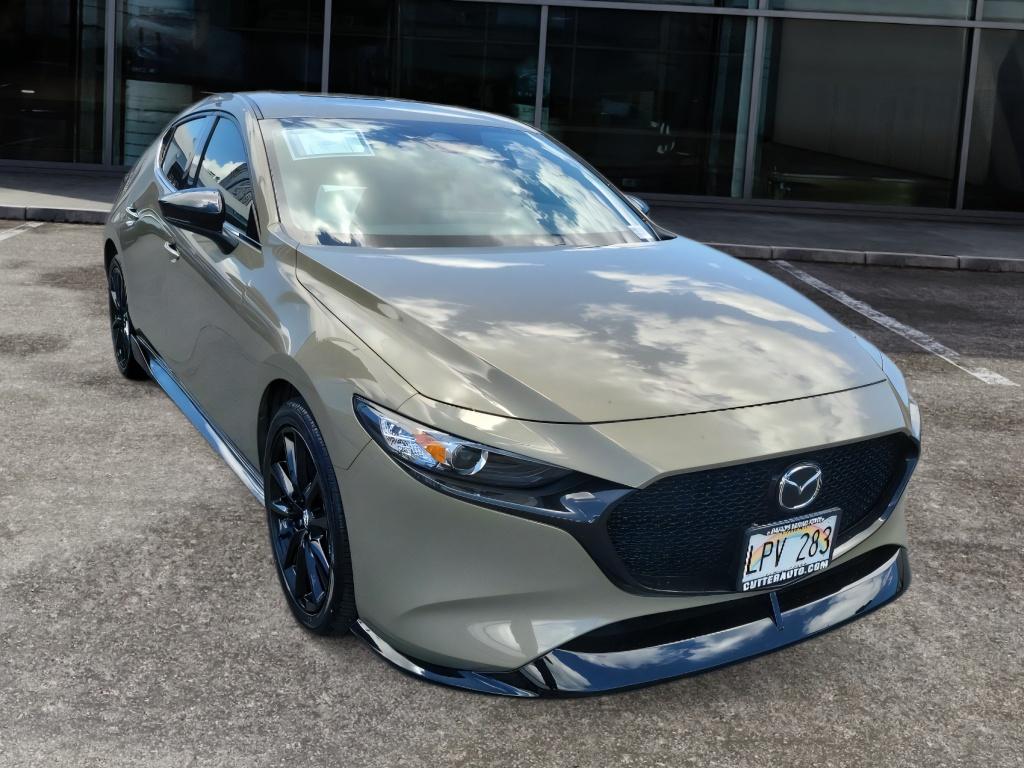 Zircon Sand Metallic 2024 Mazda MAZDA3 2.5 S Carbon Turbo Hatchback AWD Hatchback All-Wheel Drive Automatic