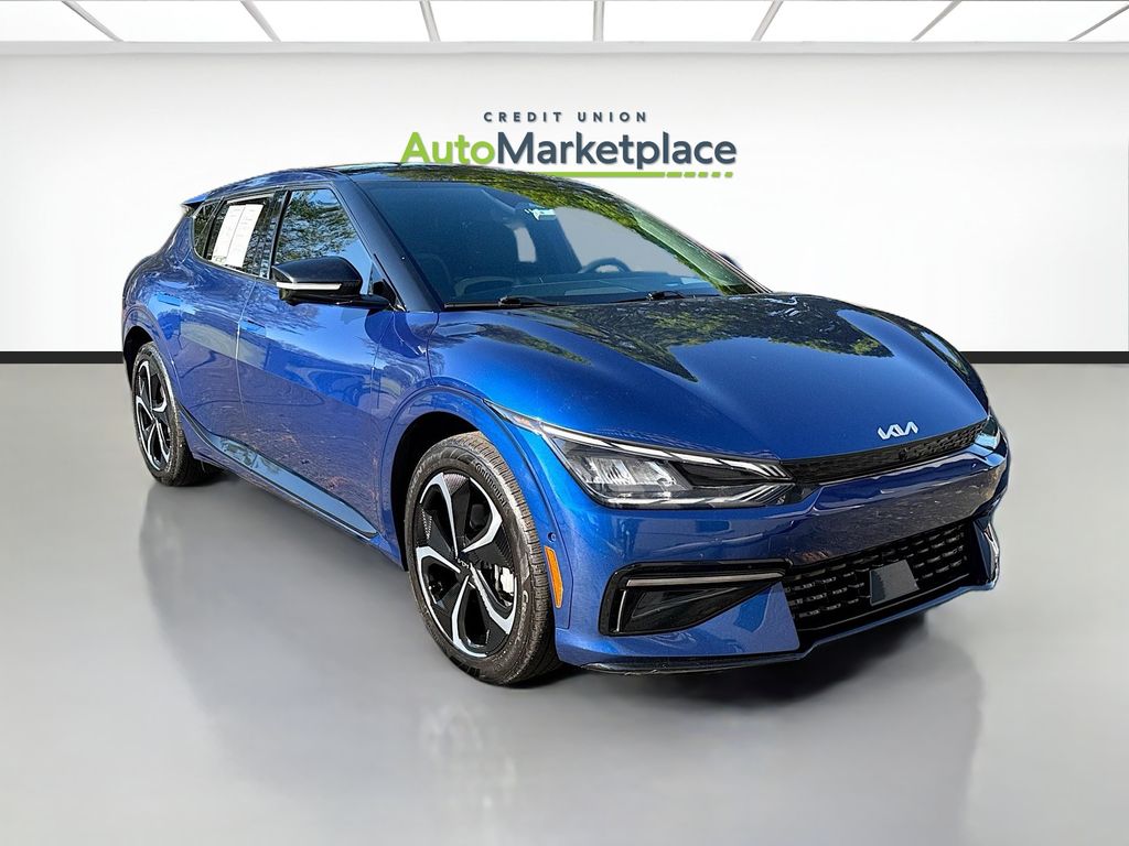 Yacht Blue 2024 Kia EV6 GT-Line AWD SUV / Crossover All-Wheel Drive Automatic