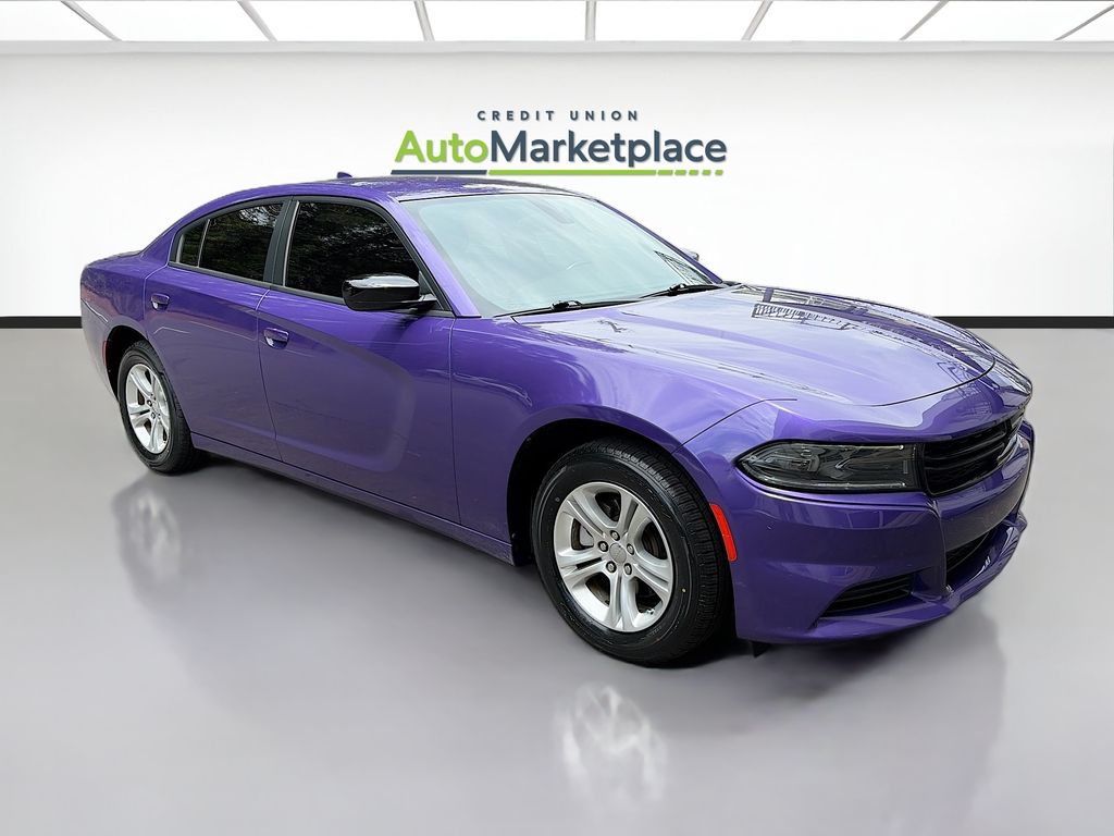 Purple (Plum Crazy Pearlcoat) 2023 Dodge Charger Sedan Rear-Wheel Drive 8-Speed Automatic