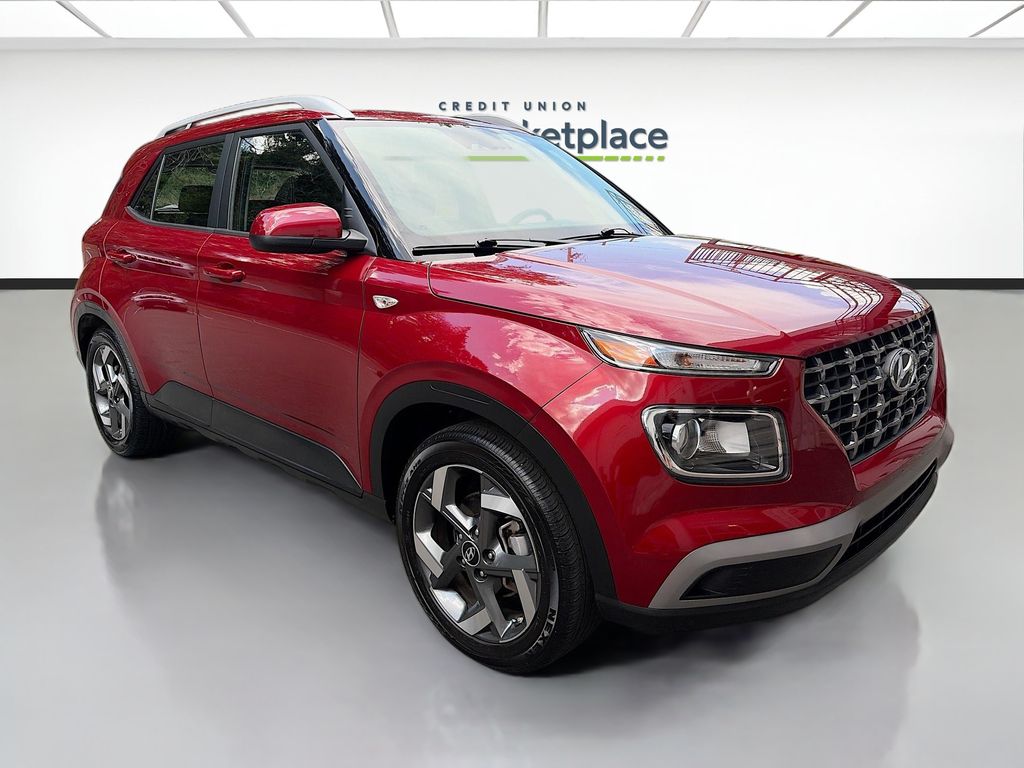 Ultimate Red 2024 Hyundai Venue SUV / Crossover Front-Wheel Drive Continuously Variable Transmission